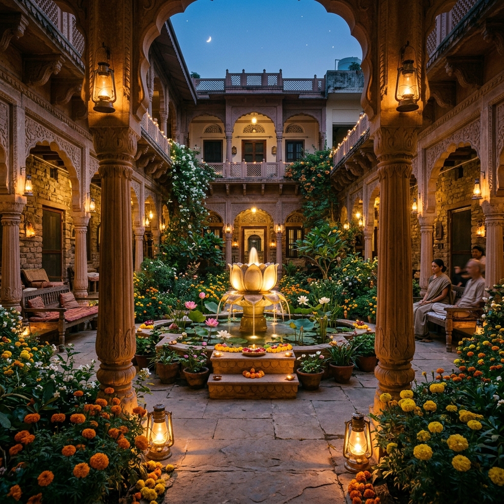 Marigold Garden Courtyard